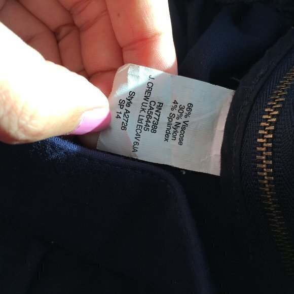 MADEWELL Ponte Swivel Skirt, Navy, Size 6 - Picture 11 of 11